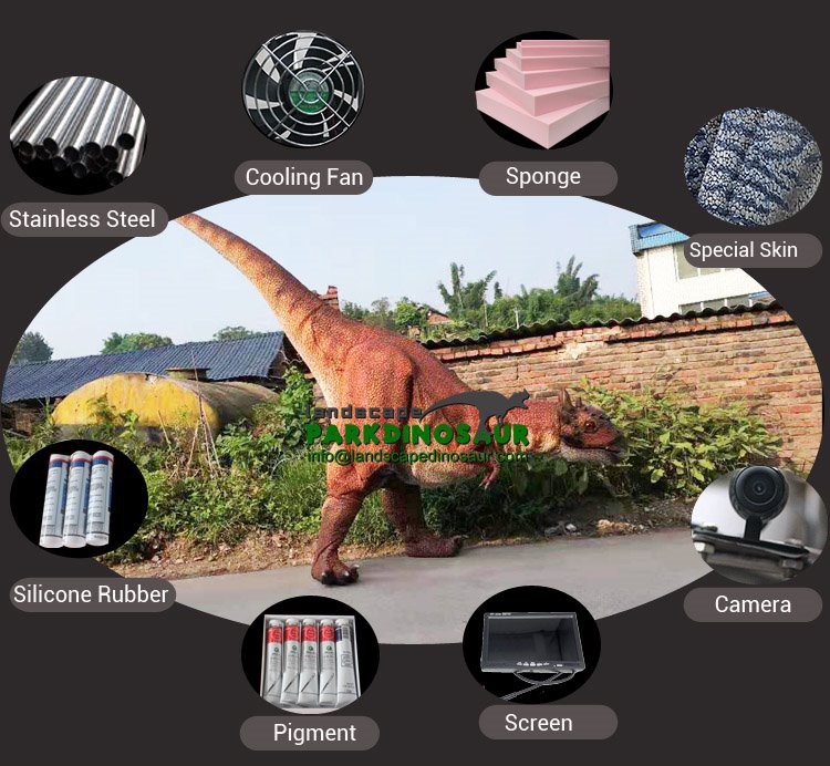 Dinosaur costume Materials