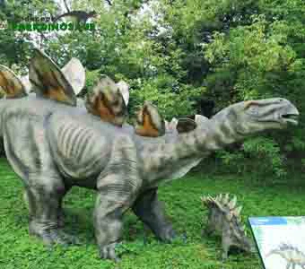 Modèle de dinosaure animé pour la décoration du parc
